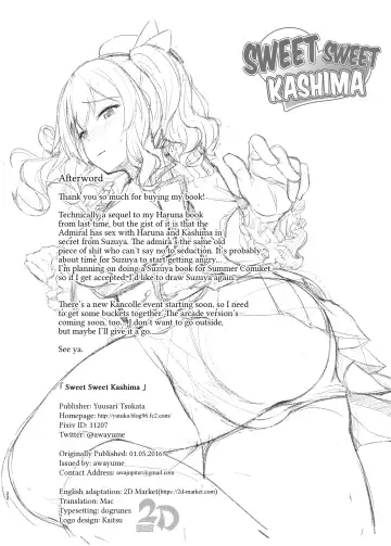 [Awayume] Amaama Kashima | Sweet Sweet Kashima (decensored) Fhentai.net - Page 20