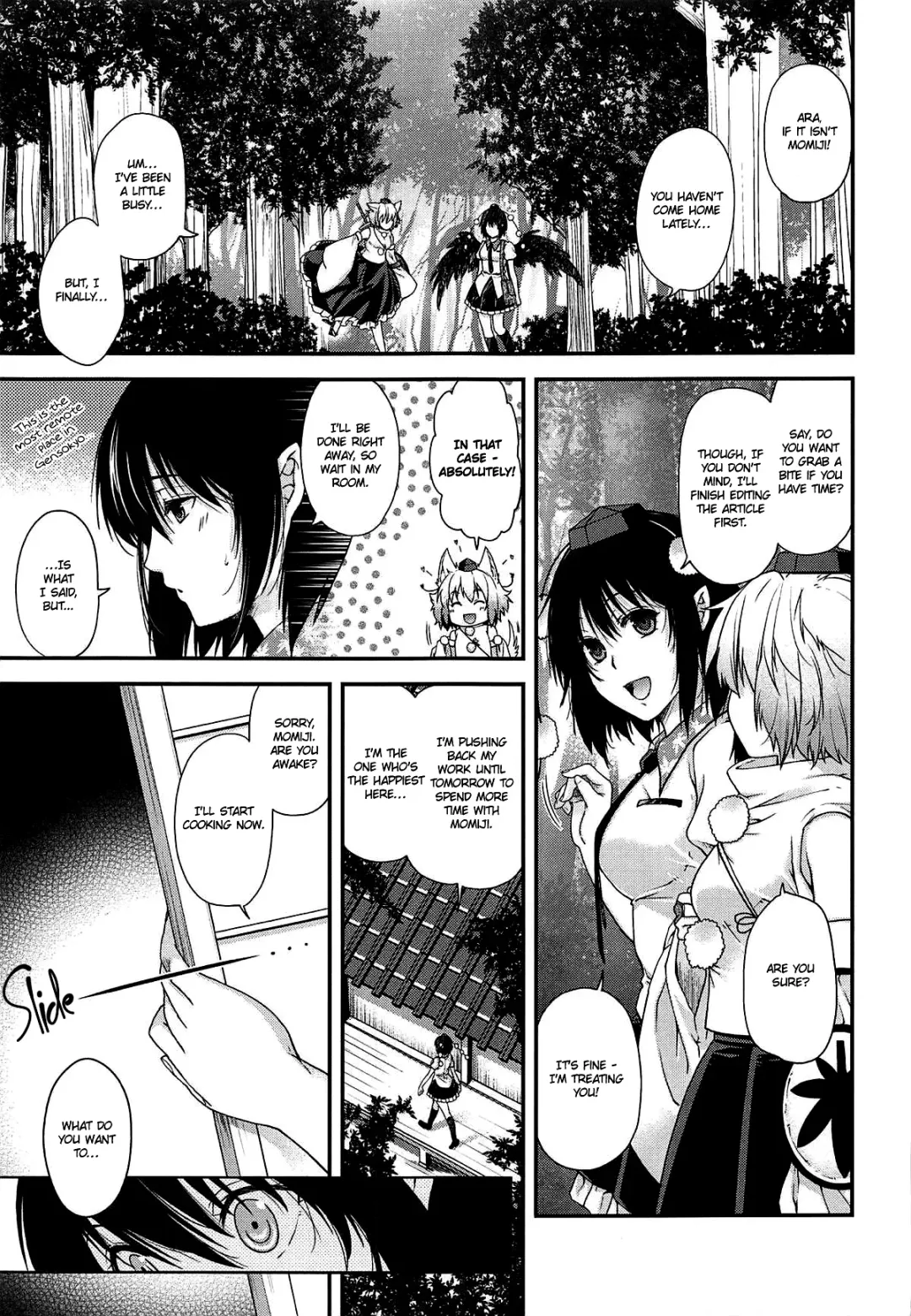 [Hiyoshi Hana] Yotogi Momiji | Sleeping with Momiji Fhentai.net - Page 6