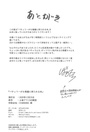 [Borusiti] Patchouli ga Koakuma ni Shiborareru Hon Fhentai - Page 25