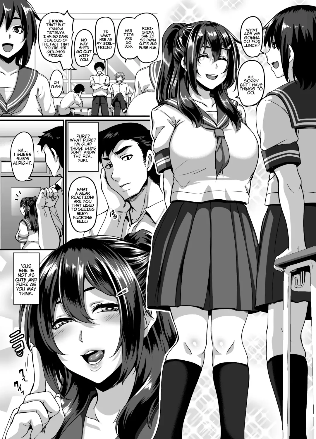 [Kazuhiro] Dosukebe Osananajimi to Yarimakuri Hamemakuri Sex Zanmai | Fucking My Lewd Childhood Friend Over and Over Fhentai - Page 2