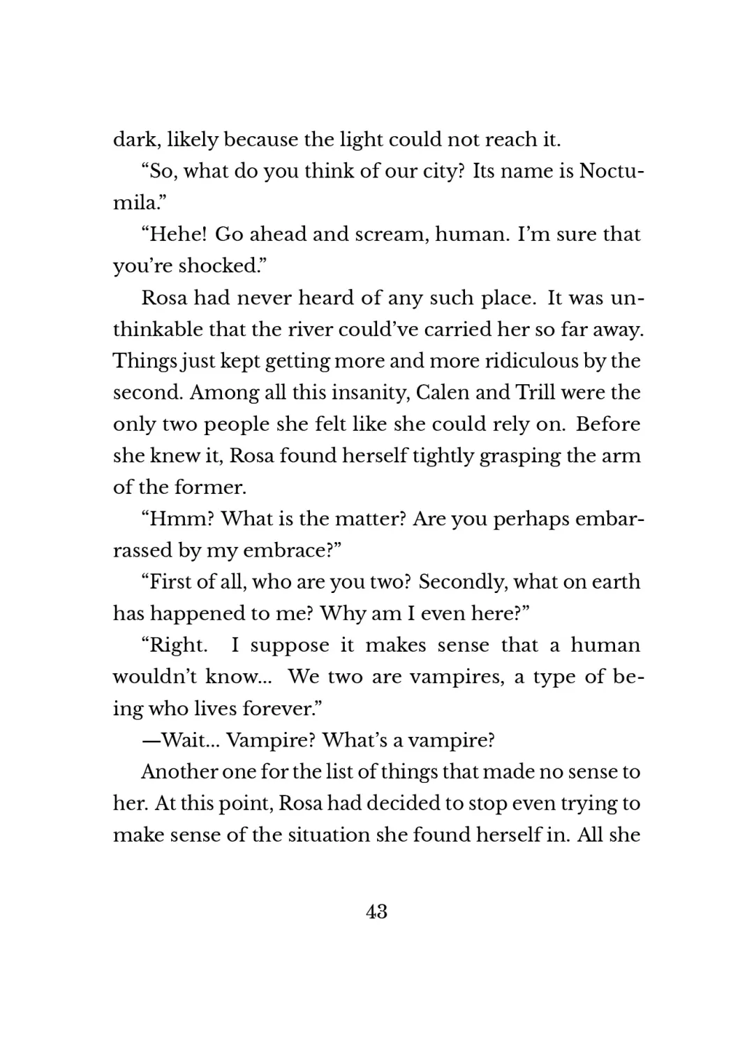 [Kuune Rin] Hiyuri no Kizuna - Furyou Onee-san to Kyuuketsu Shoujo-tachi | Scarlet Lily Bond - Older Delinquent Lady and Little Vampire Girls Ch. 1 Fhentai - Page 43