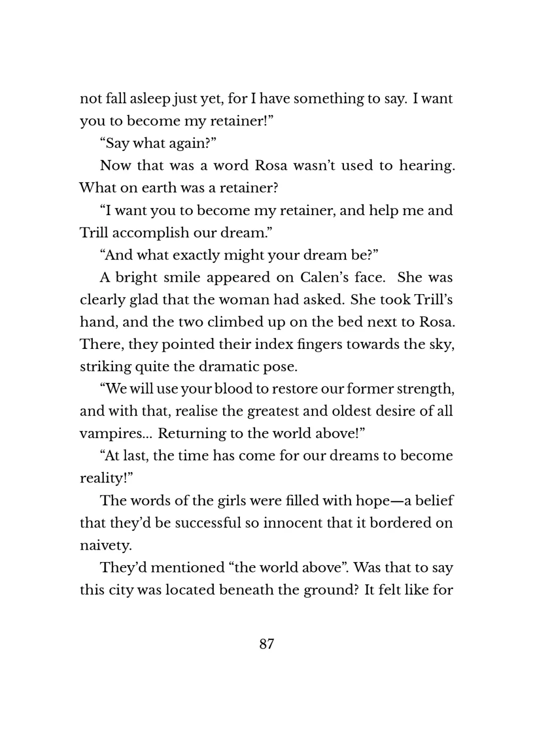 [Kuune Rin] Hiyuri no Kizuna - Furyou Onee-san to Kyuuketsu Shoujo-tachi | Scarlet Lily Bond - Older Delinquent Lady and Little Vampire Girls Ch. 1 Fhentai - Page 87