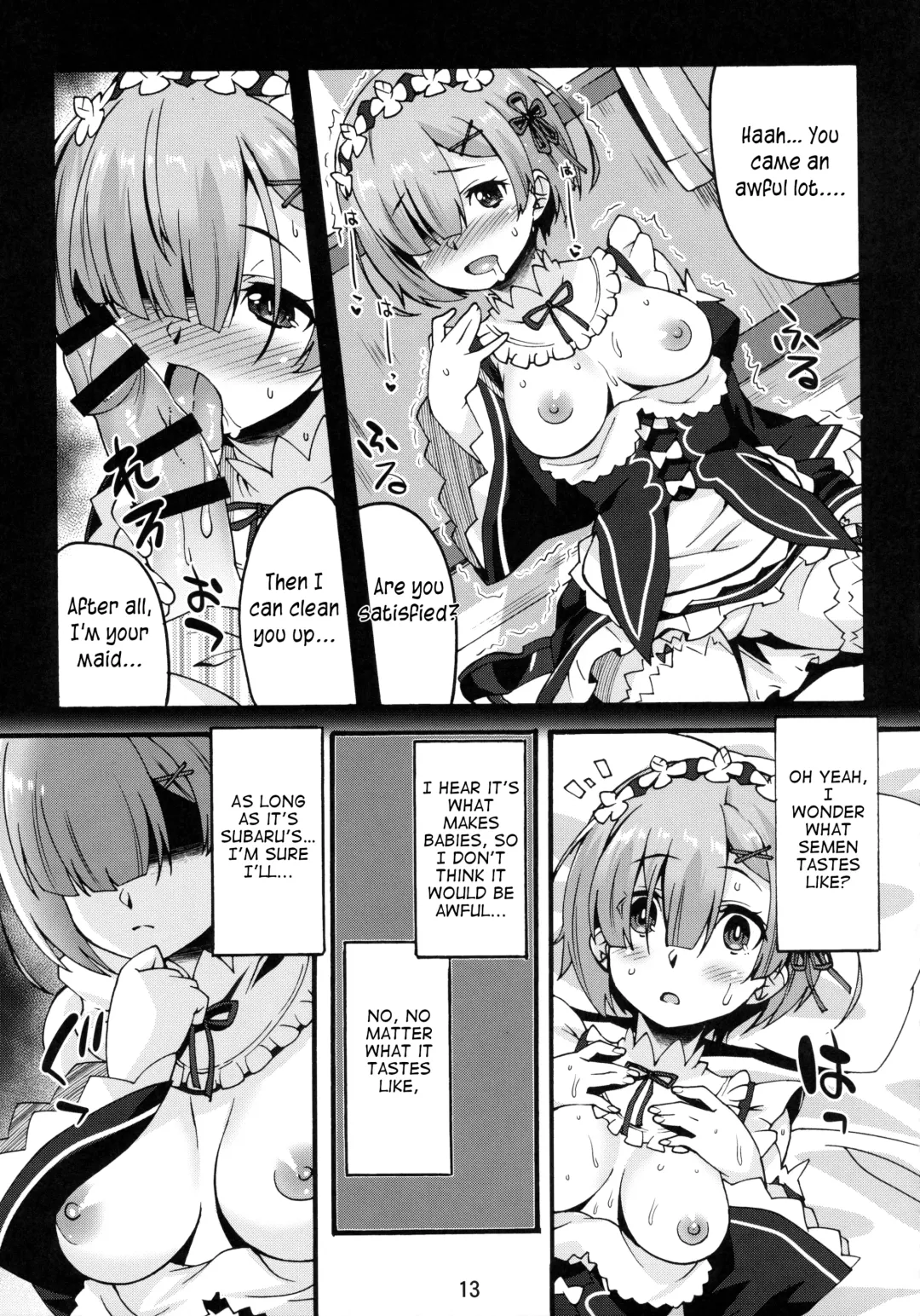 [Shinozuka Atsuto] Rem no Hitori Asobi | Rem's Playing by Herself Fhentai - Page 12