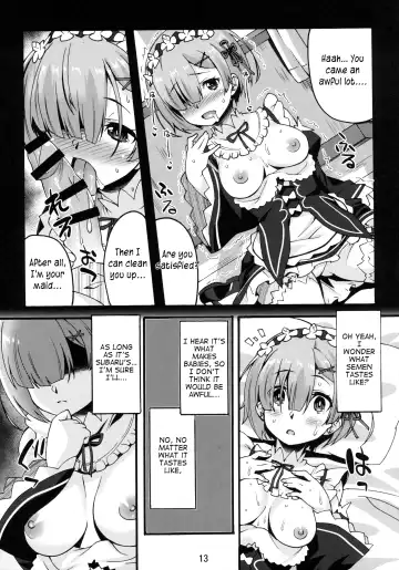 [Shinozuka Atsuto] Rem no Hitori Asobi | Rem's Playing by Herself Fhentai.net - Page 12