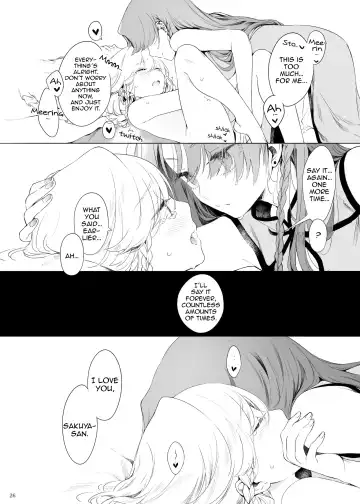 [Risui] Meiling ni Kawaigarareru Sakuya-san ga Mitai Hon | A book about Sakuya getting sweet with Meiling Fhentai.net - Page 26