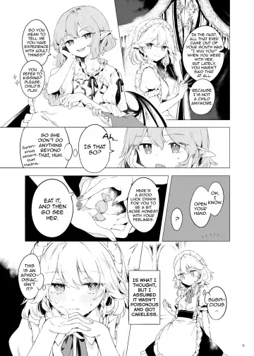 [Risui] Meiling ni Kawaigarareru Sakuya-san ga Mitai Hon | A book about Sakuya getting sweet with Meiling Fhentai.net - Page 9