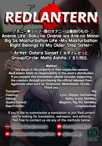 [Oohira Sunset] Anenie Life -Boku no Onanie wa Ane no Mono- | Big Sis Masturbation Life -My Masturbation Right Belongs to My Older Step Sister- Fhentai.net - Page 40