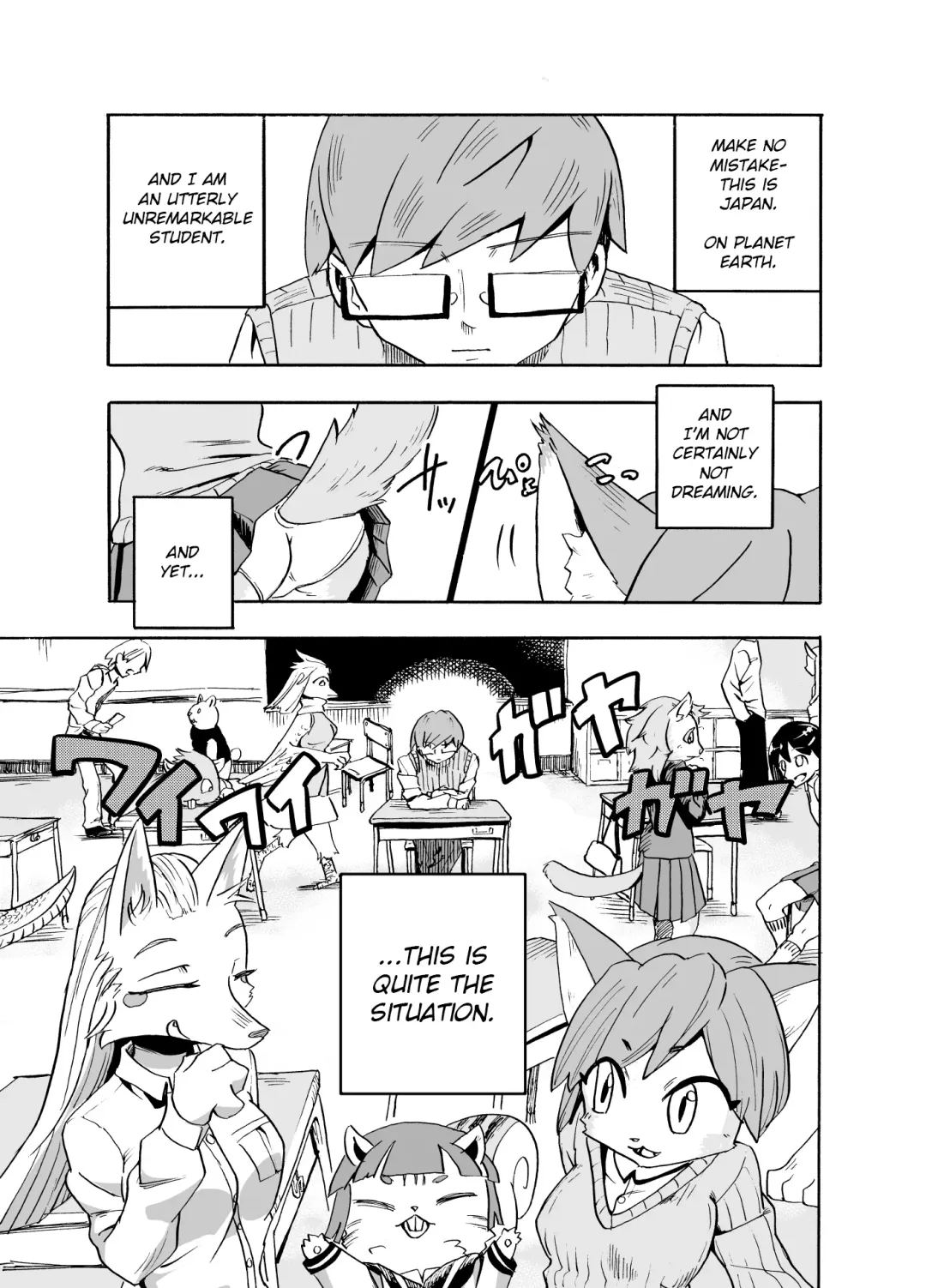 [Nayuta Takumi] Iseijin no Hanshoku Nikki 1 | Furrian Propagation Log 1 Fhentai.net - Page 3