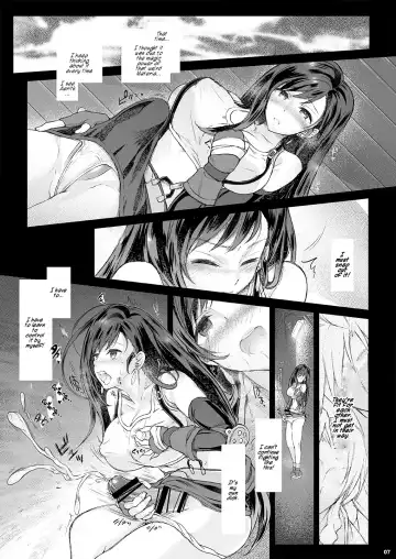 Futanari Doutei Tifa Ni - Kousoku- Inran Mesuchinpo Kairaku Ochi | Futanari Virgin Tifa Falls Prey to Pleasure Fhentai.net - Page 6