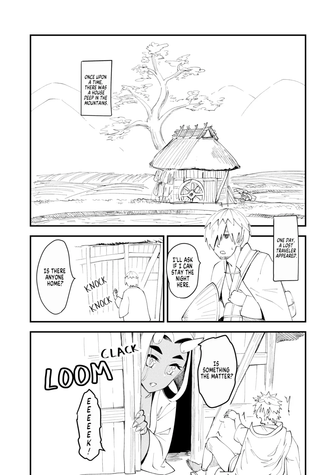 [Clover] Oni Musume to Tabibito | The Ogre Girl and The Traveler (decensored) Fhentai - Page 2