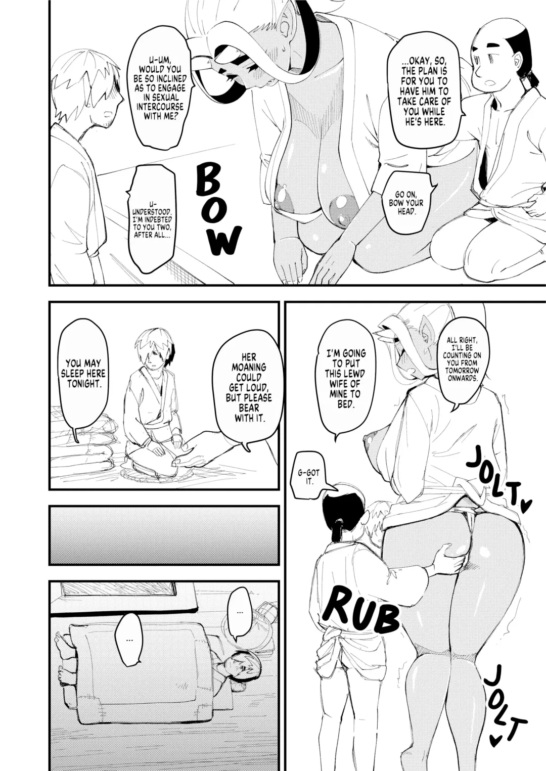 [Clover] Oni Musume to Tabibito | The Ogre Girl and The Traveler (decensored) Fhentai - Page 5