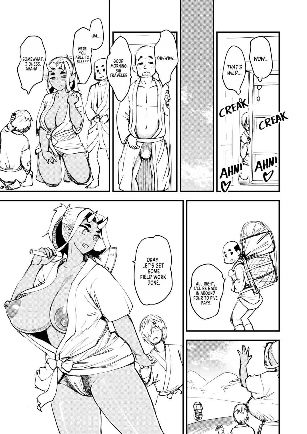 [Clover] Oni Musume to Tabibito | The Ogre Girl and The Traveler (decensored) Fhentai - Page 8
