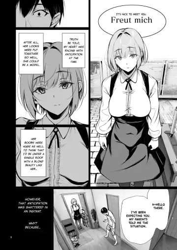 [Gentsuki] Homestay-chu no Doitsu Musume ga Issho ni Furo ni Haitte Kuru Wake | The Reason Why a German Girl Takes a Bath Together With Me on Her Homestay Fhentai - Page 8