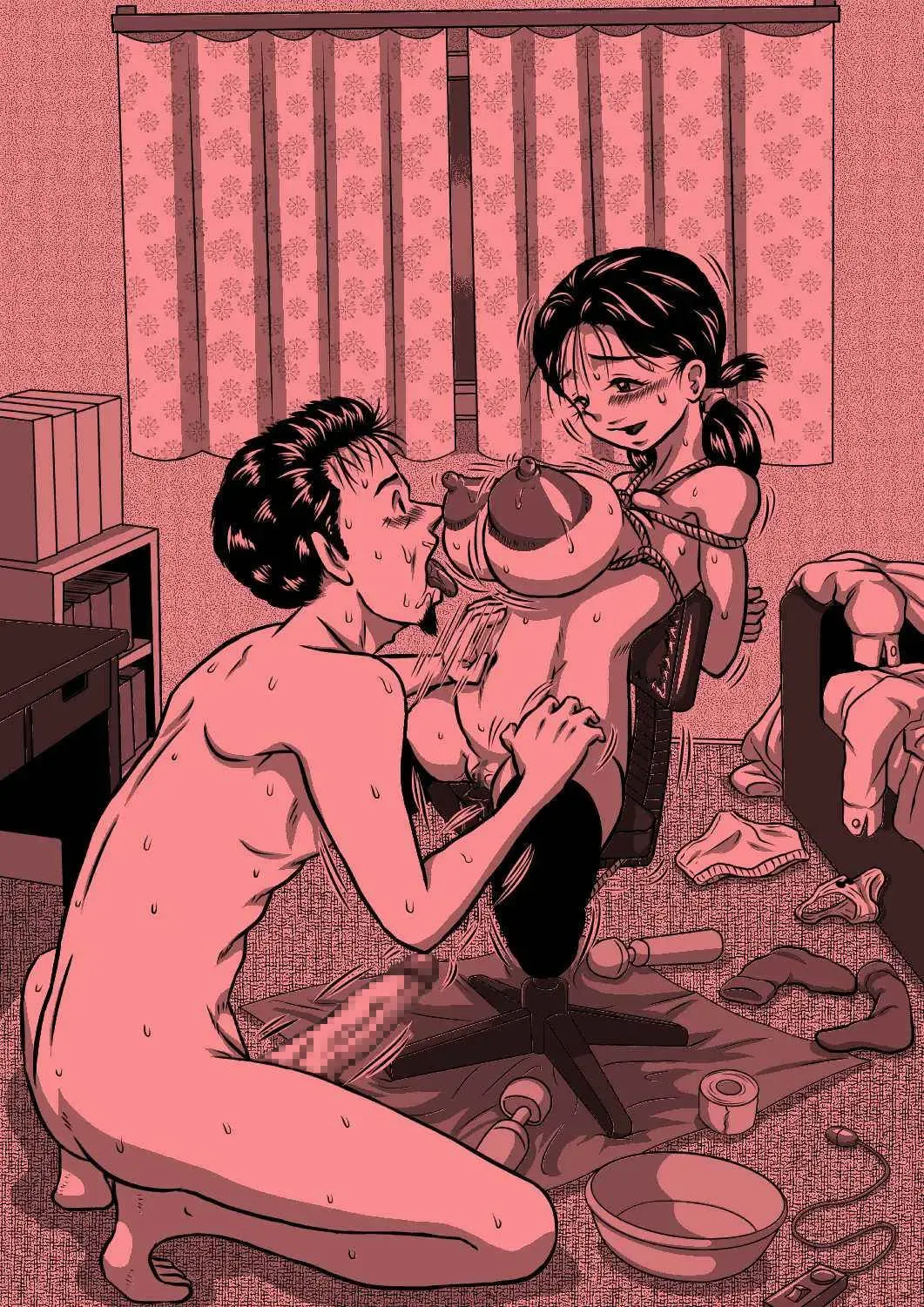 [Point Takashi] 爆乳妹ちさな_真夜中の乳嬲り_描き直し分 Fhentai - Page 27