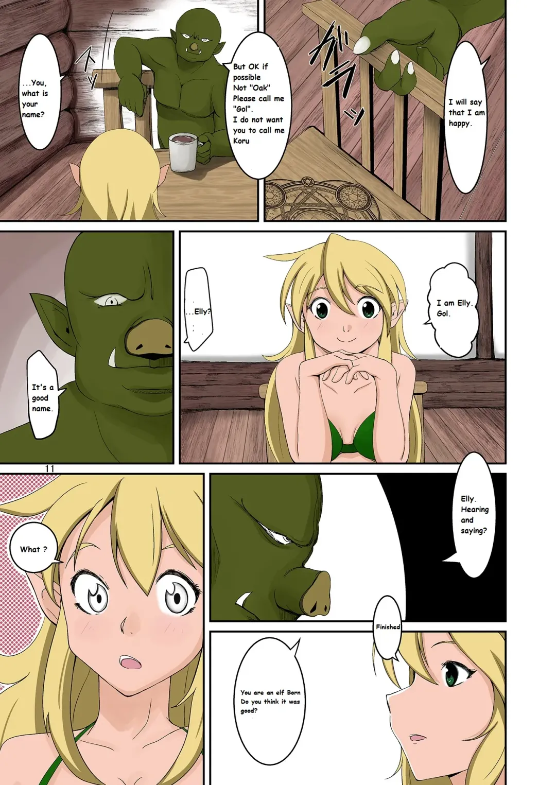 [Iwashita] Elf to Orc no Irekawari Dark Bon | Elf and Orc Replacement Dark Book Fhentai - Page 10