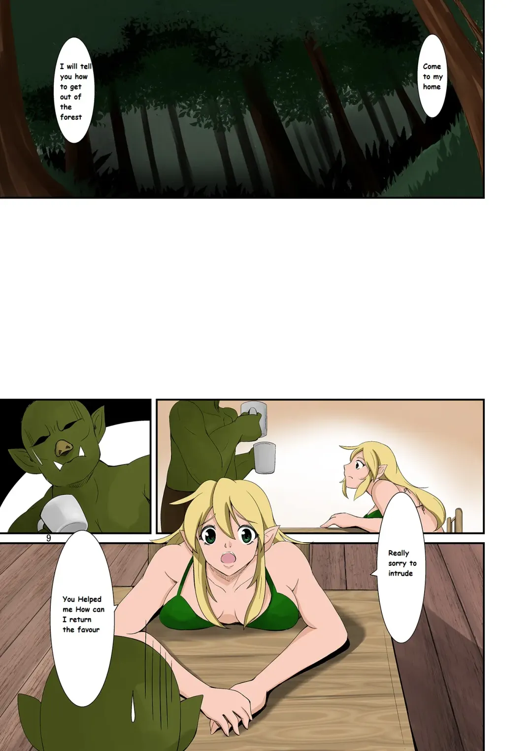 [Iwashita] Elf to Orc no Irekawari Dark Bon | Elf and Orc Replacement Dark Book Fhentai - Page 8