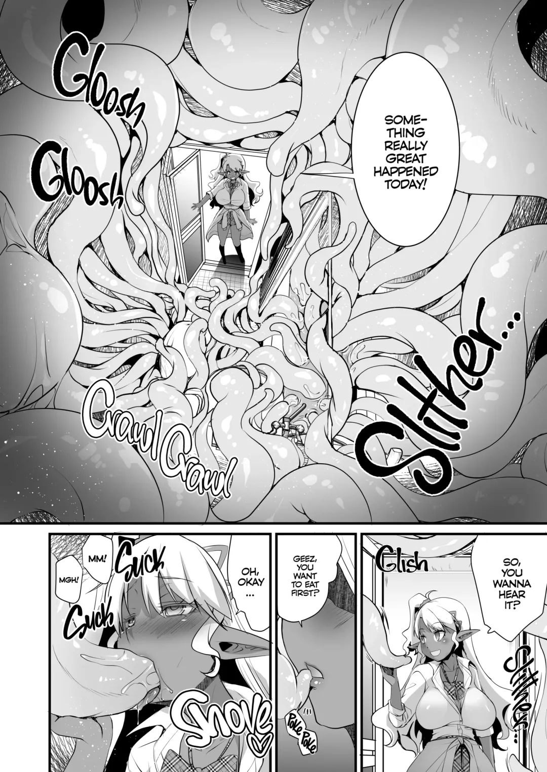 [Kouki Kuu] JK Dark Elf Shokushu o Kau! | Dark Elf Schoolgirl Raises Tentacles (decensored) Fhentai - Page 11