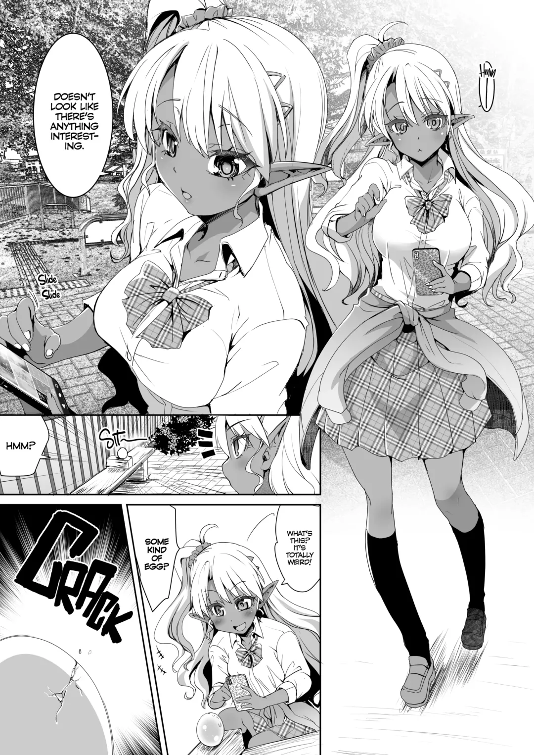 [Kouki Kuu] JK Dark Elf Shokushu o Kau! | Dark Elf Schoolgirl Raises Tentacles (decensored) Fhentai - Page 2