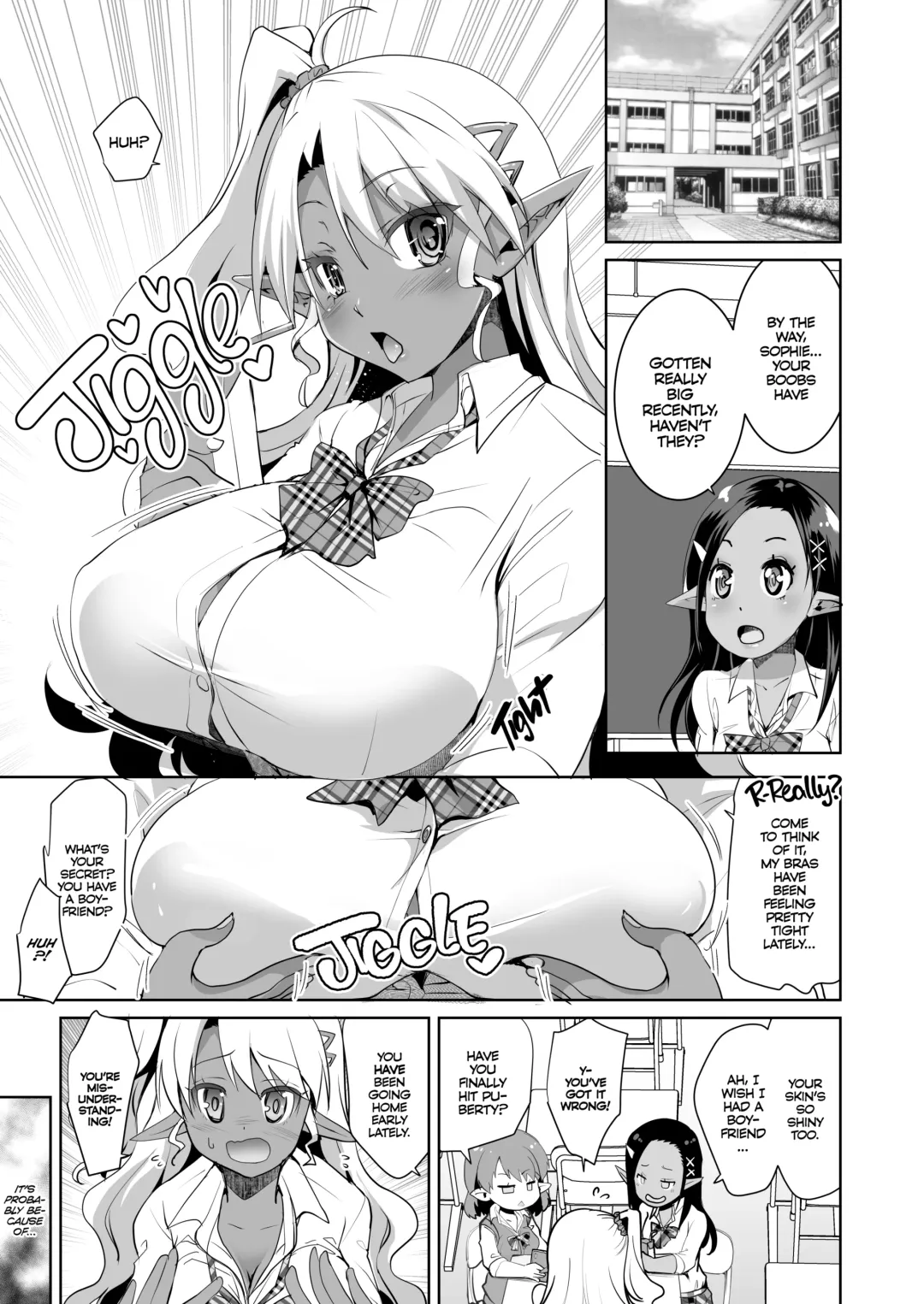 [Kouki Kuu] JK Dark Elf Shokushu o Kau! | Dark Elf Schoolgirl Raises Tentacles (decensored) Fhentai - Page 6