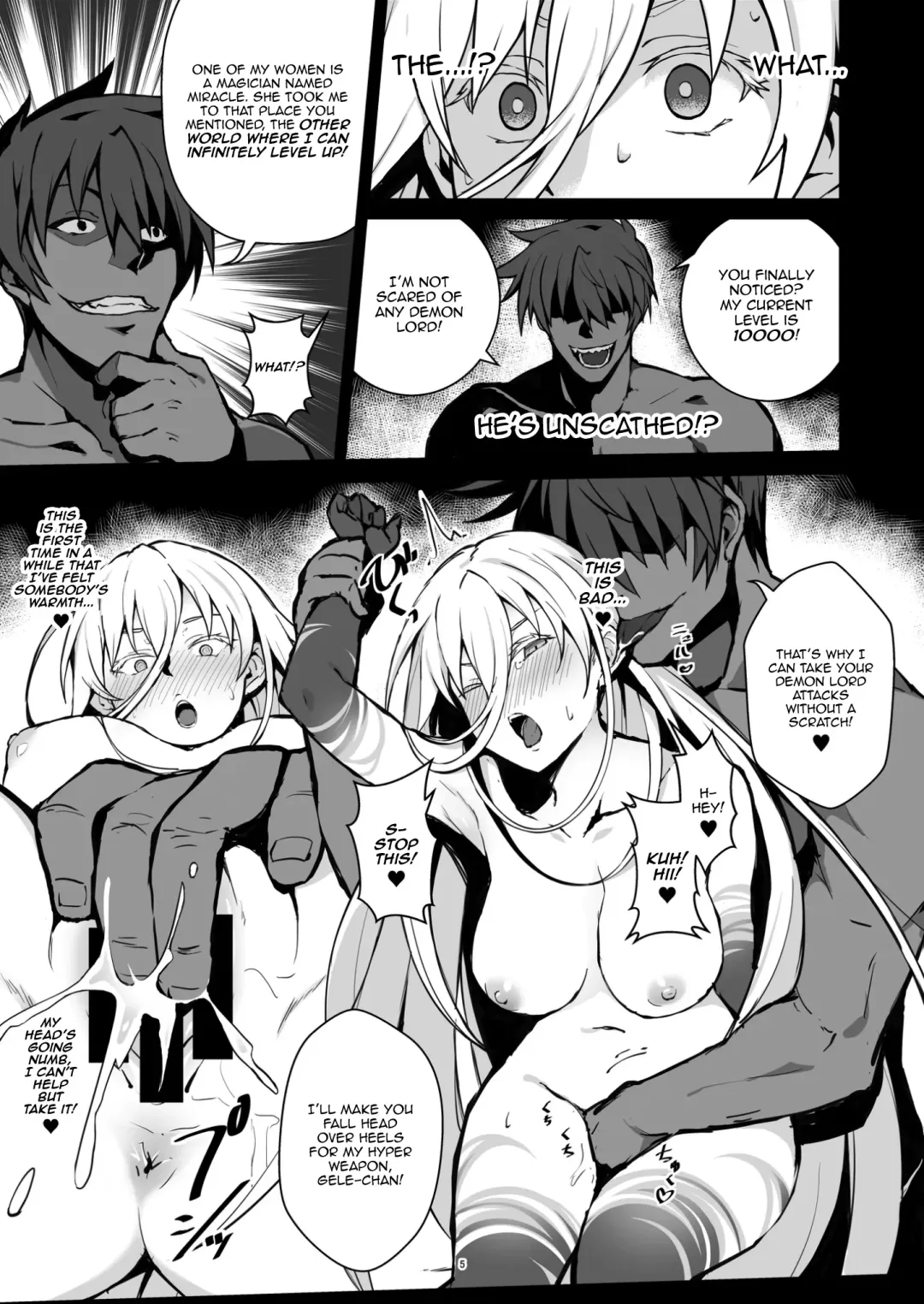 [Sekai Ichii] Kichiku Senshi ga Maou Gele o Chinmake Anadorei ni Suru Hanashi | The Story of the Savage Warrior Turning the Demon Lord Into a Slave for his Dick Fhentai.net - Page 4