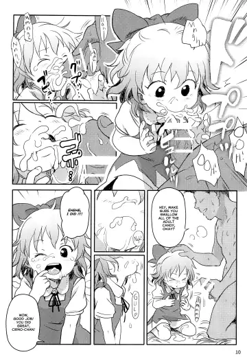 [Cock Robin] Sugoi yo! Cirno-chan! | You're Amazing, Cirno-chan! Fhentai - Page 9