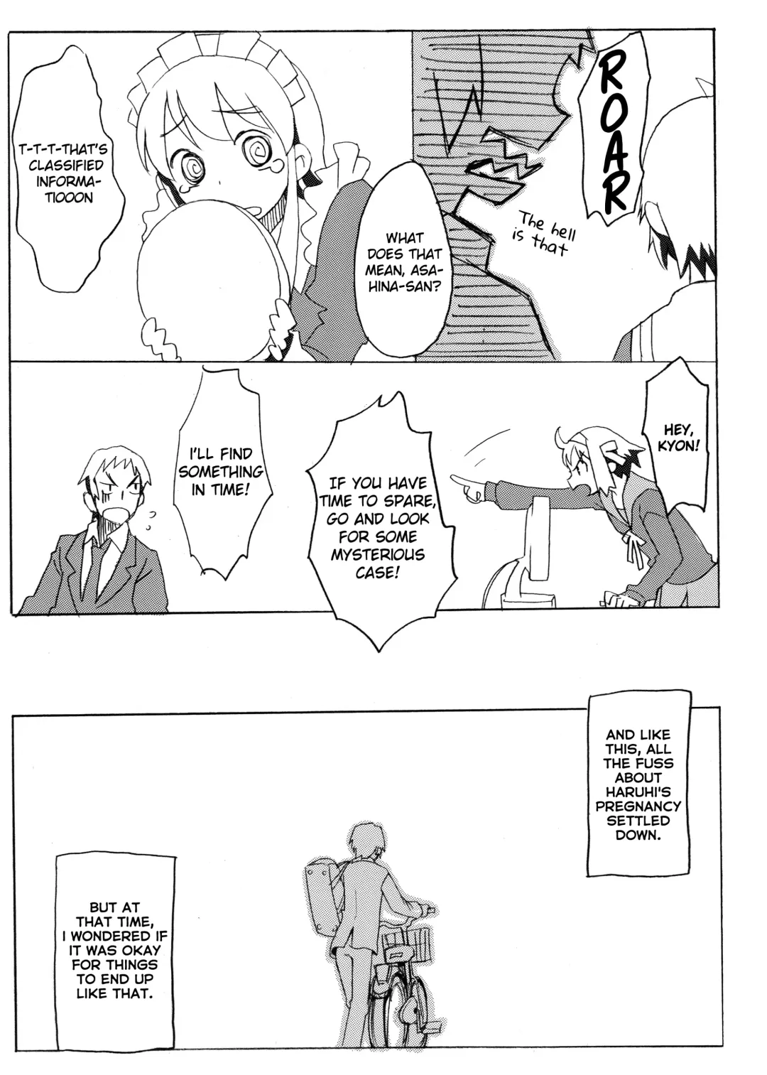 [Yoshida On] Suzumiya Haruhi no Fukuon, Matawa Genzai Fhentai - Page 23