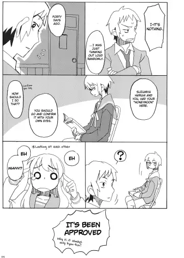 [Yoshida On] Suzumiya Haruhi no Fukuon, Matawa Genzai Fhentai - Page 9