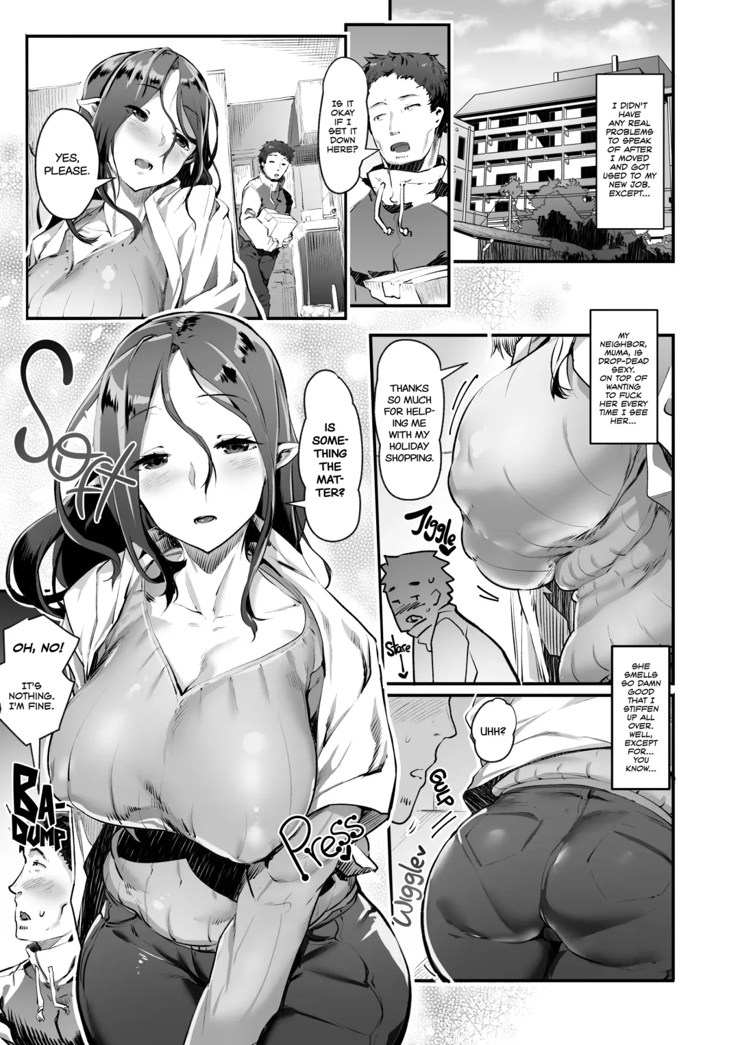[Ahobaka] Succubus Miboujin Hirusagari no Himitsu | Succubus Widow's Afternoon Secret (decensored) Fhentai - Page 2
