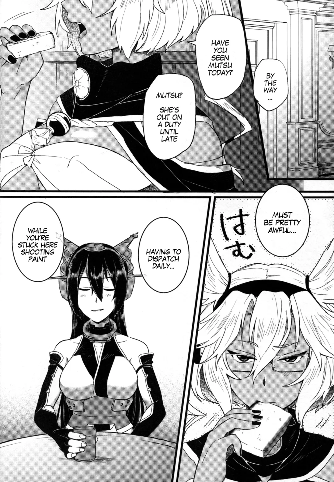 [Ikeshita Maue] Musashi x Nagato Anthology "Beast Emotion" Ch. 1 (decensored) Fhentai - Page 8