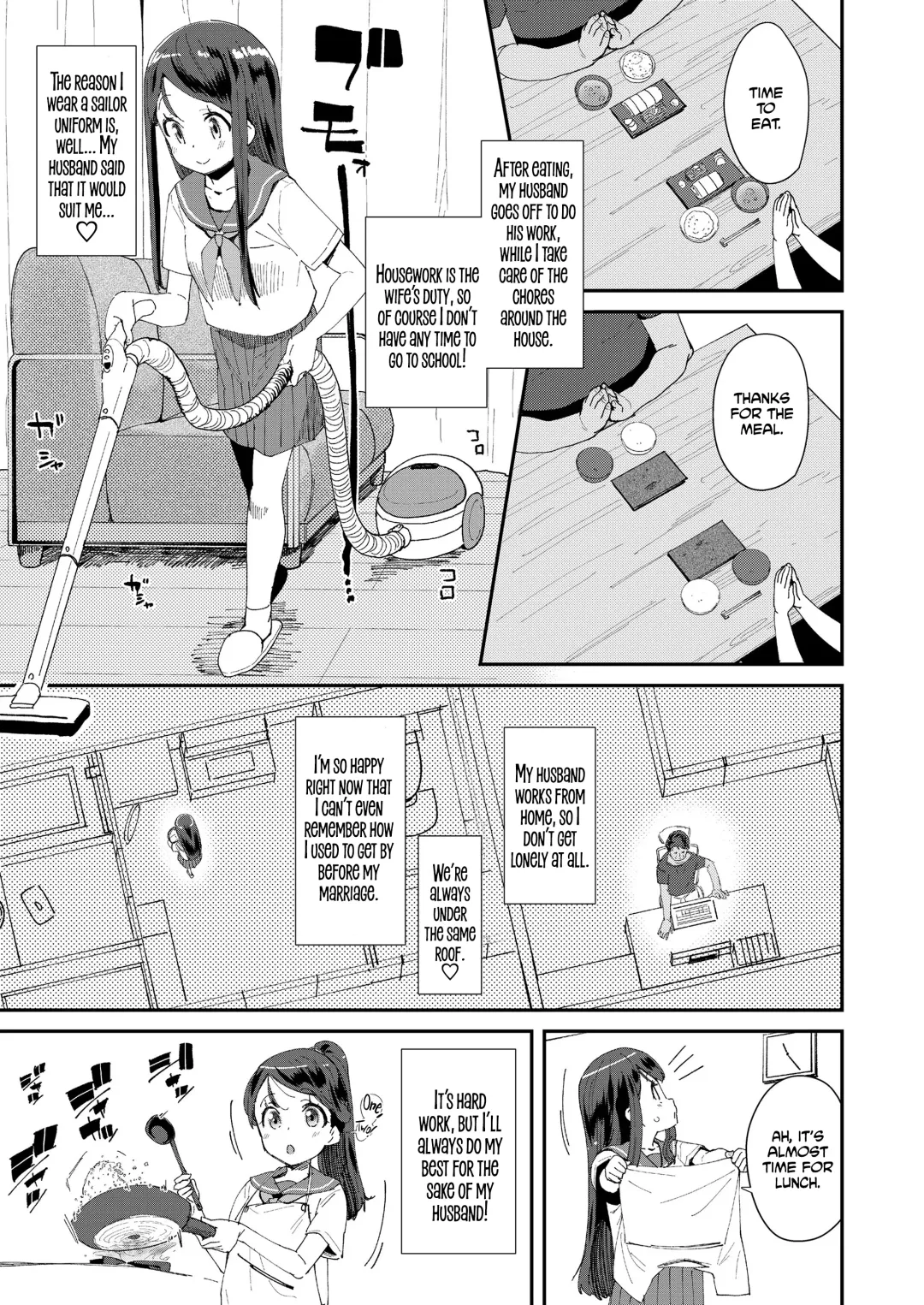 [Maeshima Ryou] Oku-sama wa Chuugakusei | Middle School Wife Fhentai.net - Page 3