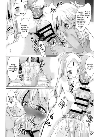 [Pri] waruiko futari de master wo GYAKURE shima-su. | Two Baaad Girls Reverse Rape Their Master. Fhentai - Page 17