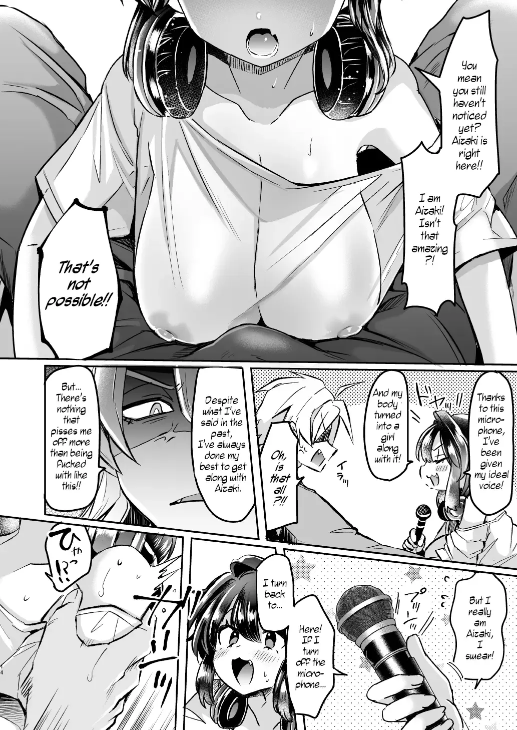 [Kamiya Zuzu] Utai Tekute Trans Conversion ~Daigakusei A no Baai~ | I Wanted to Sing ~ Trans Conversion "The Case of College Student A"~ Fhentai - Page 14