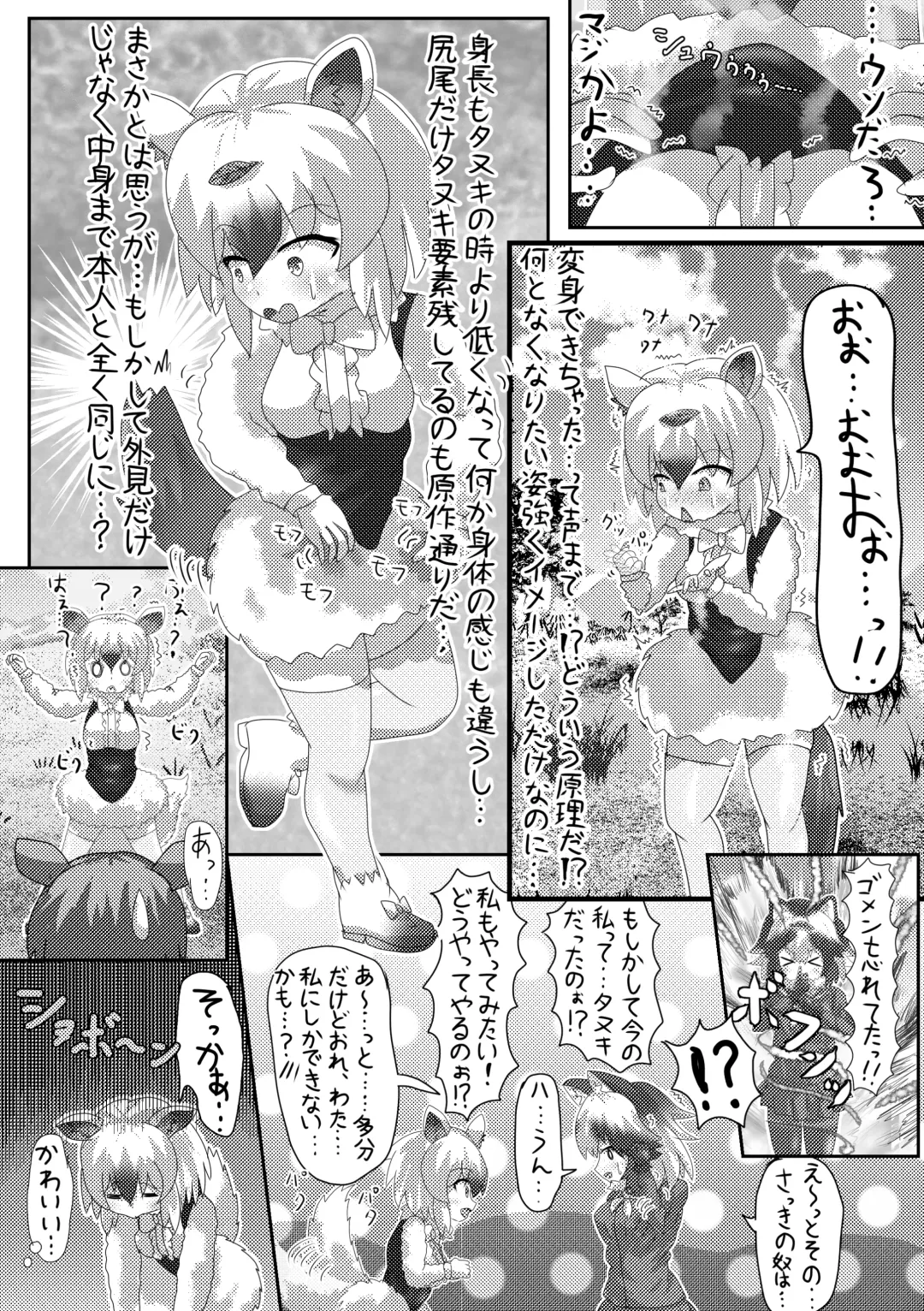 [Inaba - Shikoripa] Change the brilliance! !! Kemono Friends TSF Joint Fhentai - Page 74