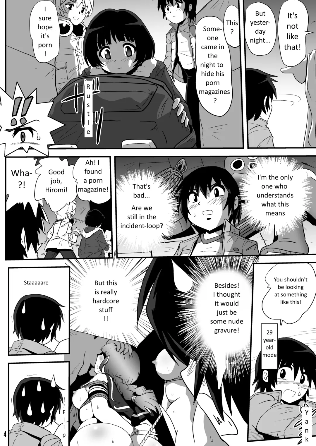 [Maki Hideto - Sahara Ikkou] Baka na no... | Are you Stupid? Fhentai - Page 4