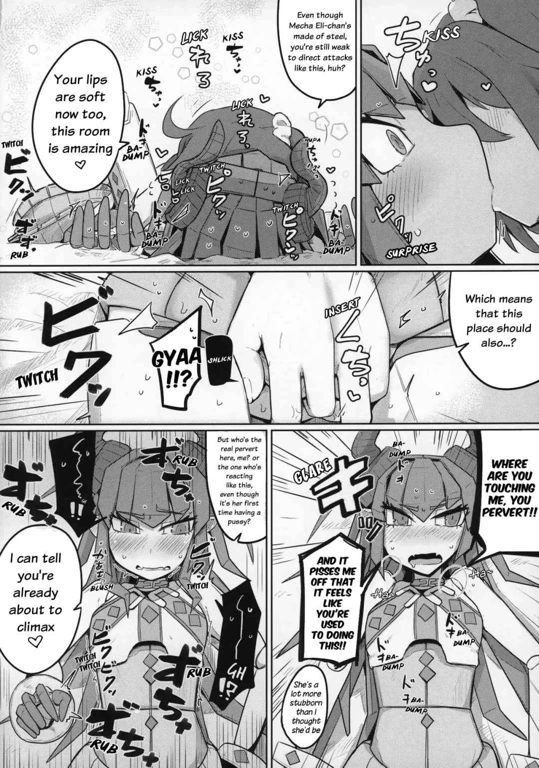 [Henoeno] Koisuru Mecha Eli-chan to Josou Master | Lovestruck Mecha Eli-chan and Her Cross-dressing Master Fhentai.net - Page 11