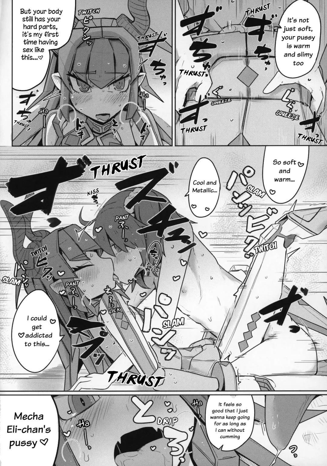 [Henoeno] Koisuru Mecha Eli-chan to Josou Master | Lovestruck Mecha Eli-chan and Her Cross-dressing Master Fhentai.net - Page 13