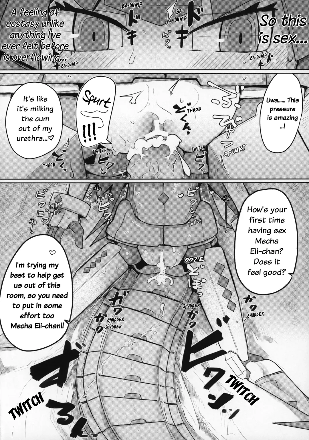 [Henoeno] Koisuru Mecha Eli-chan to Josou Master | Lovestruck Mecha Eli-chan and Her Cross-dressing Master Fhentai.net - Page 15