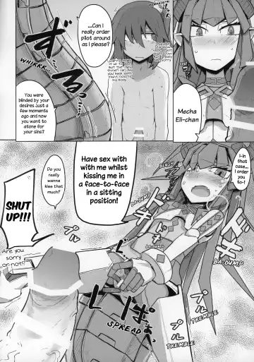 [Henoeno] Koisuru Mecha Eli-chan to Josou Master | Lovestruck Mecha Eli-chan and Her Cross-dressing Master Fhentai.net - Page 19