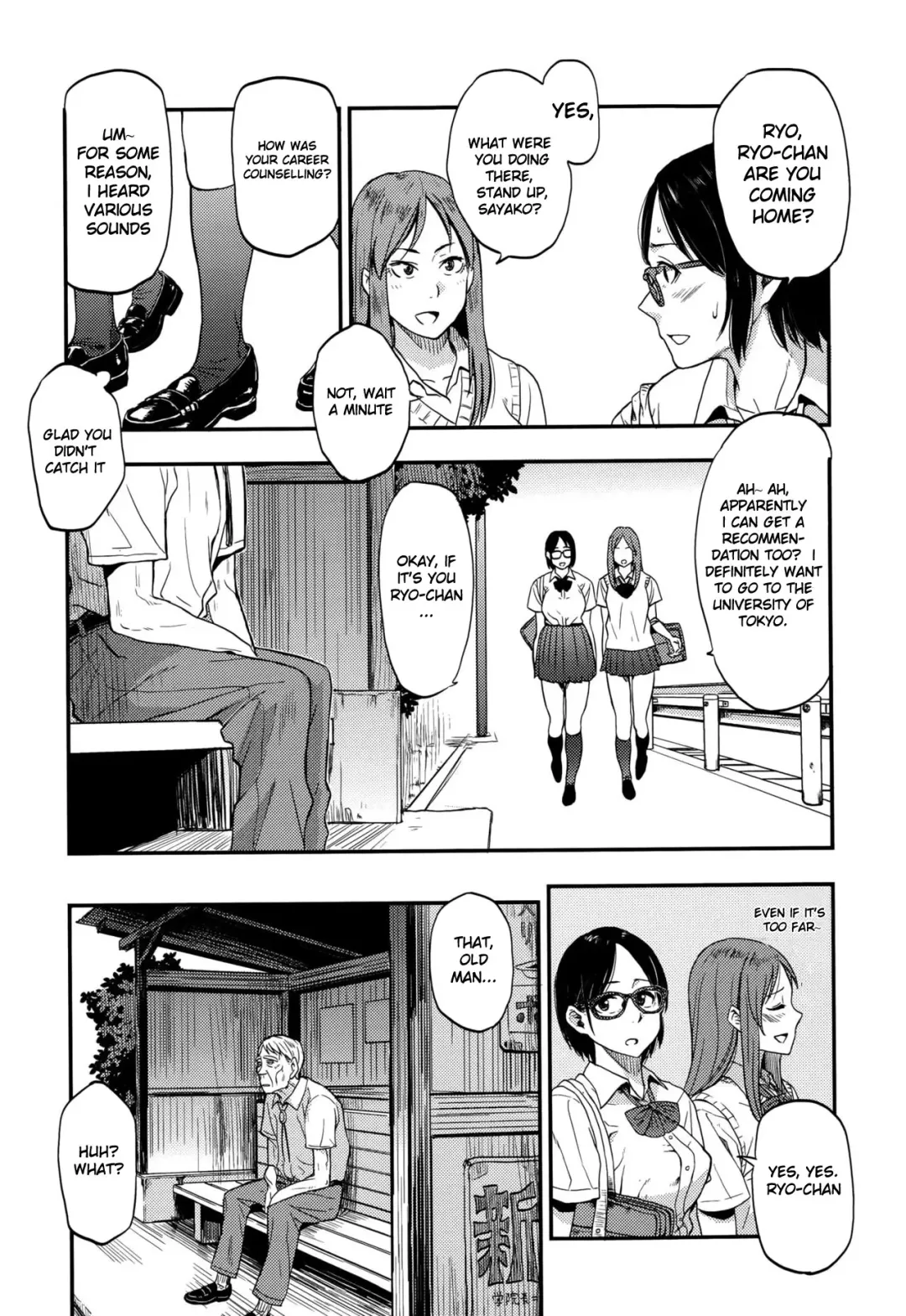[Hatimoto] Sayako at the Bus Stop | JK at the Bus Stop! Fhentai - Page 3