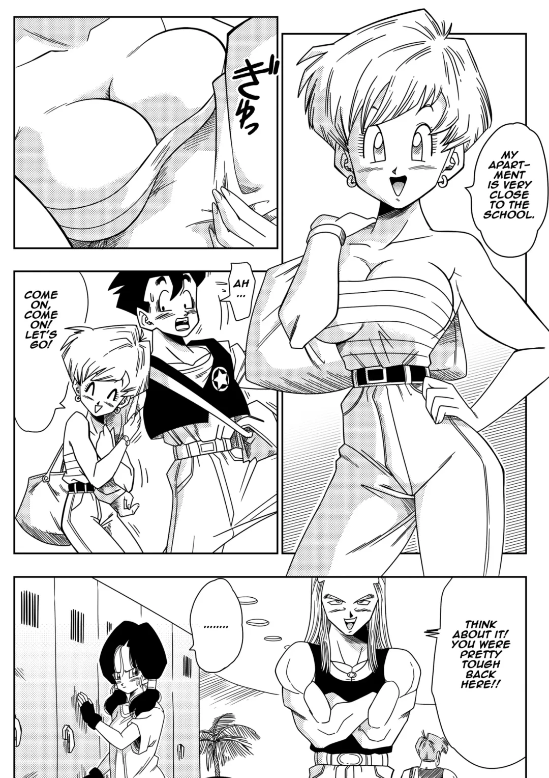 [Yamamoto] LOVE TRIANGLE Z - Gohan Meets Erasa... "Let's Make A Lot of Sex, OK?" (decensored) Fhentai - Page 4