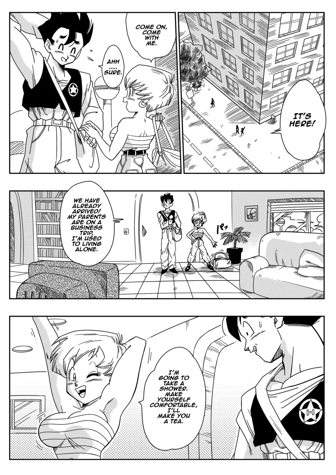 [Yamamoto] LOVE TRIANGLE Z - Gohan Meets Erasa... "Let's Make A Lot of Sex, OK?" (decensored) Fhentai - Page 5
