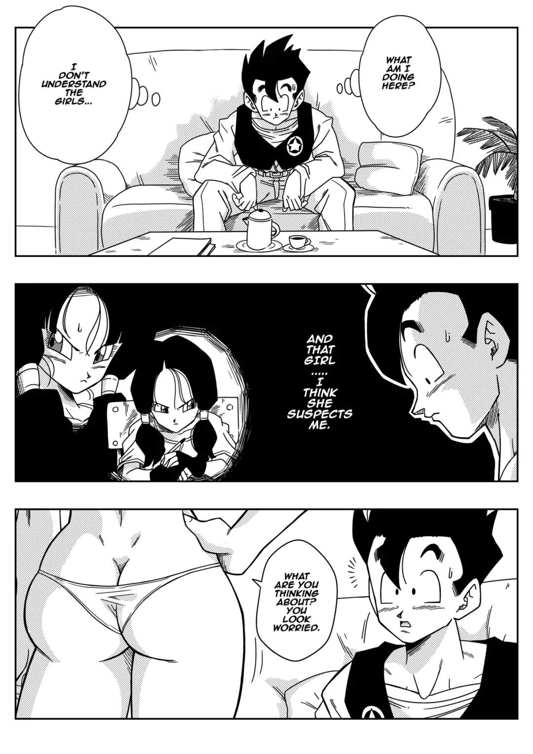 [Yamamoto] LOVE TRIANGLE Z - Gohan Meets Erasa... "Let's Make A Lot of Sex, OK?" (decensored) Fhentai - Page 6
