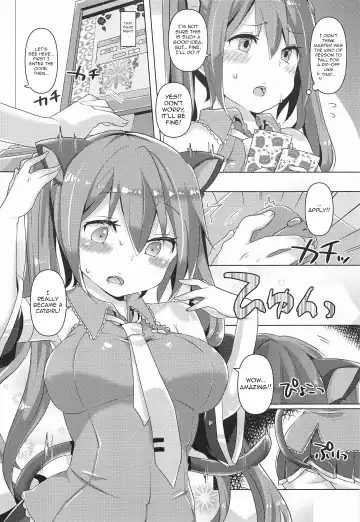 [Johnson] Miku-chan ni Nekomimi toka Plug in Shite Ichaicha Suru Hon | A Book About Installing a Catgirl Plugin and Having Lovey-Dovey Sex With Miku-chan Fhentai - Page 4