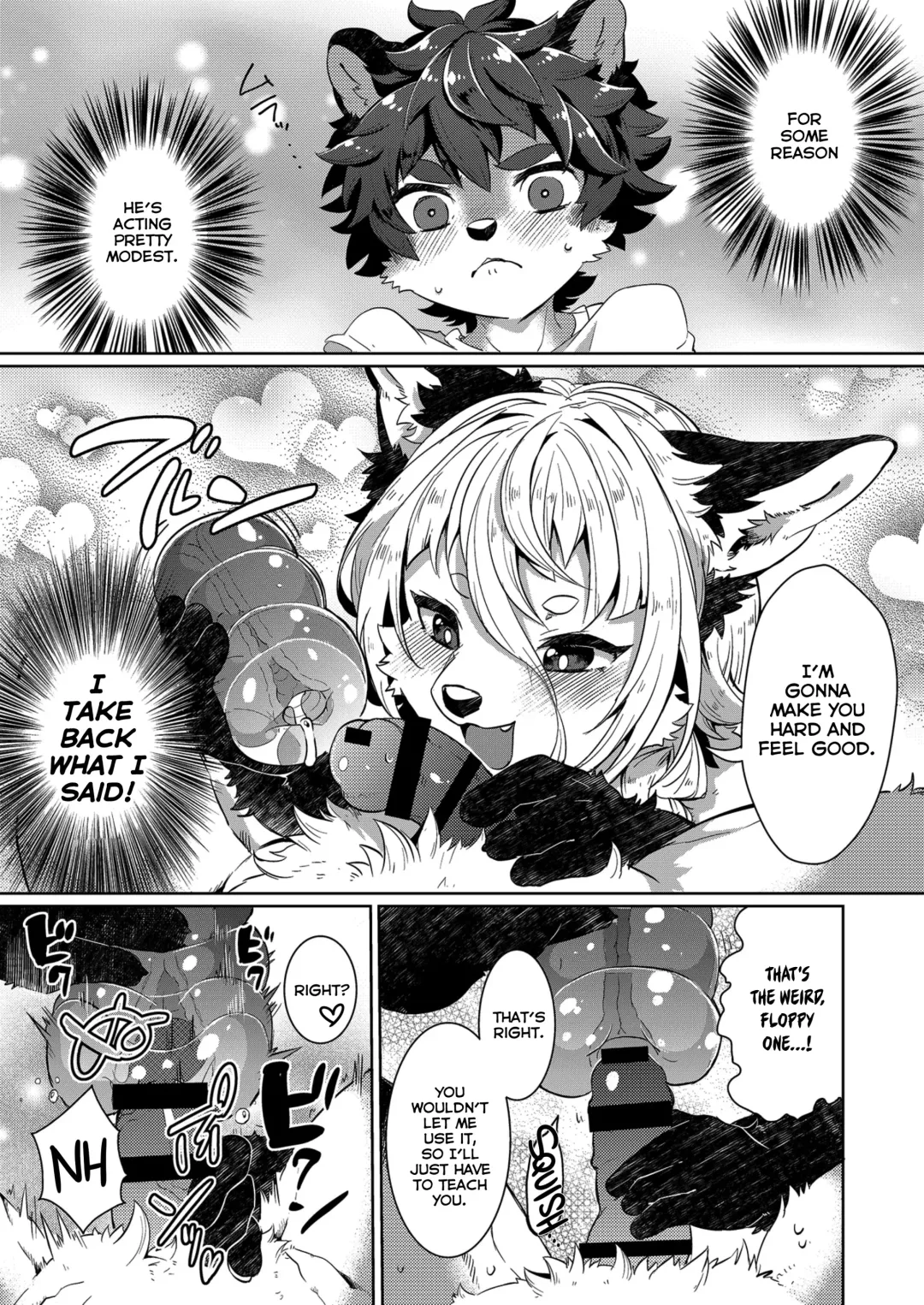 [Shiroi] Kori Muchuu San Kitsune to Tanuki no Mutsumiai Fhentai - Page 10