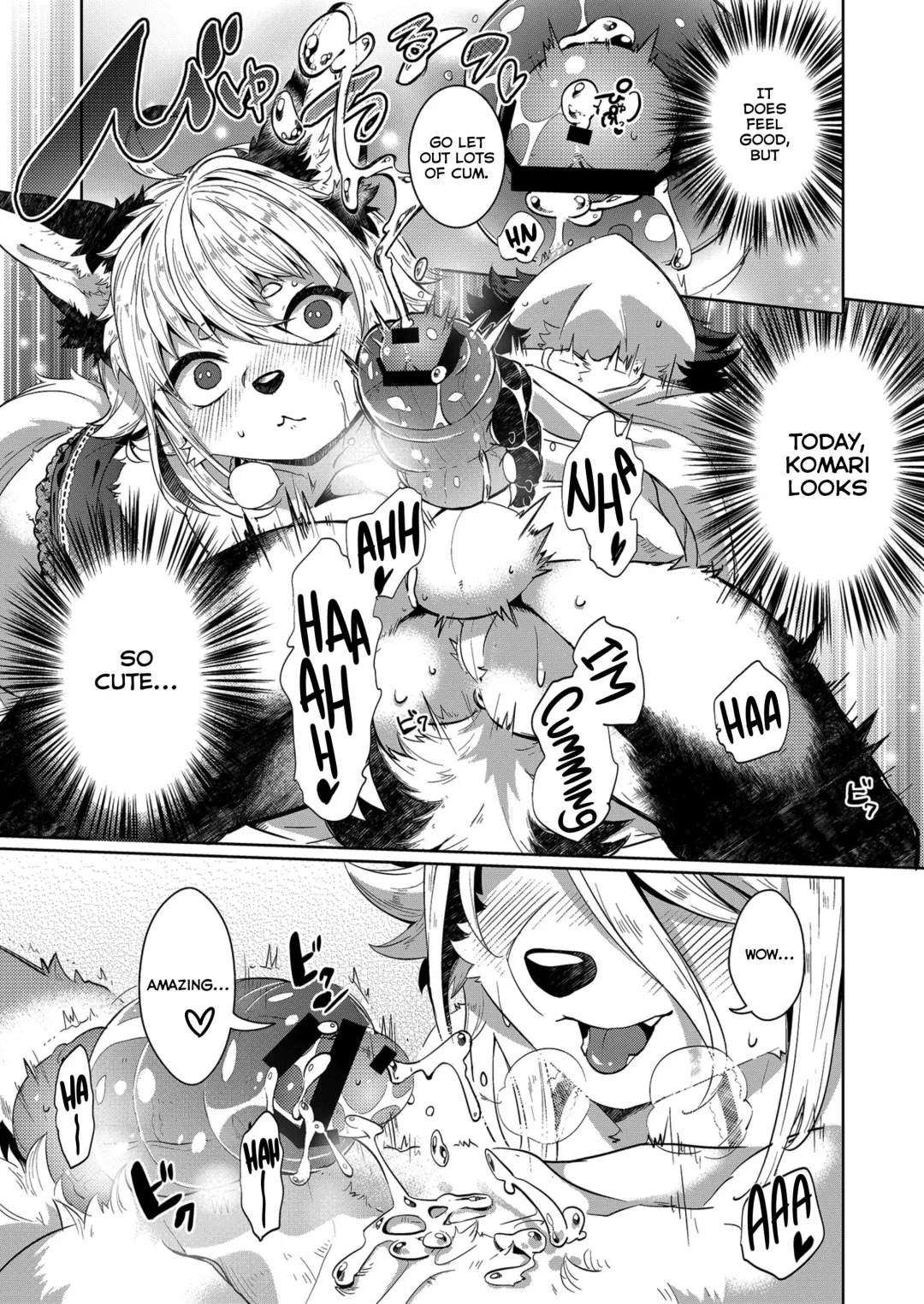 [Shiroi] Kori Muchuu San Kitsune to Tanuki no Mutsumiai Fhentai - Page 12