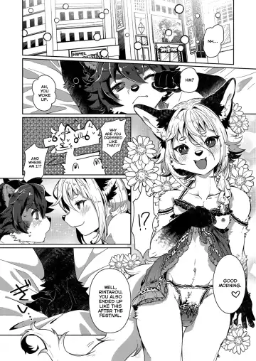 [Shiroi] Kori Muchuu San Kitsune to Tanuki no Mutsumiai Fhentai - Page 7
