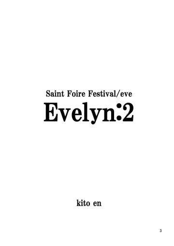 [Heizo - Kitoen] Saint Foire Festival/eve Evelyn:2 Fhentai.net - Page 2