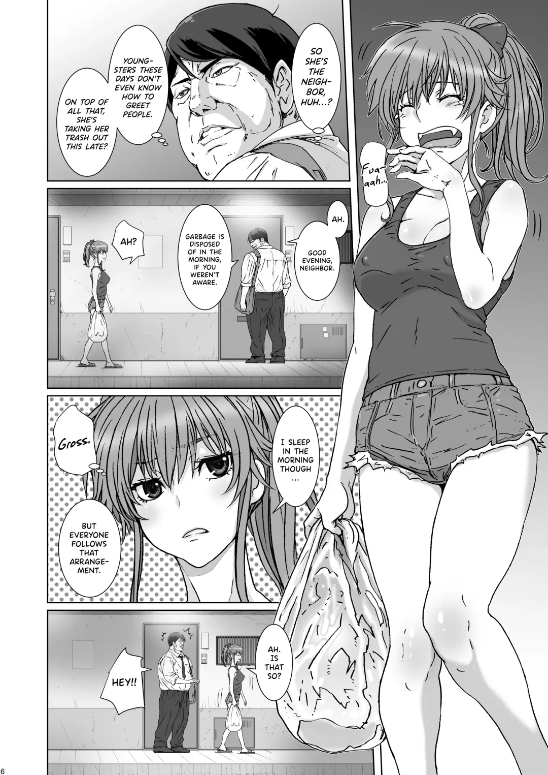[Kenzaki Mikuri - Nanno Koto] Kuso Haratatsu Tonari no Yariman Yankee o Saiminjutsu de Saikoukyuu Onaho ni Suru Fhentai - Page 6