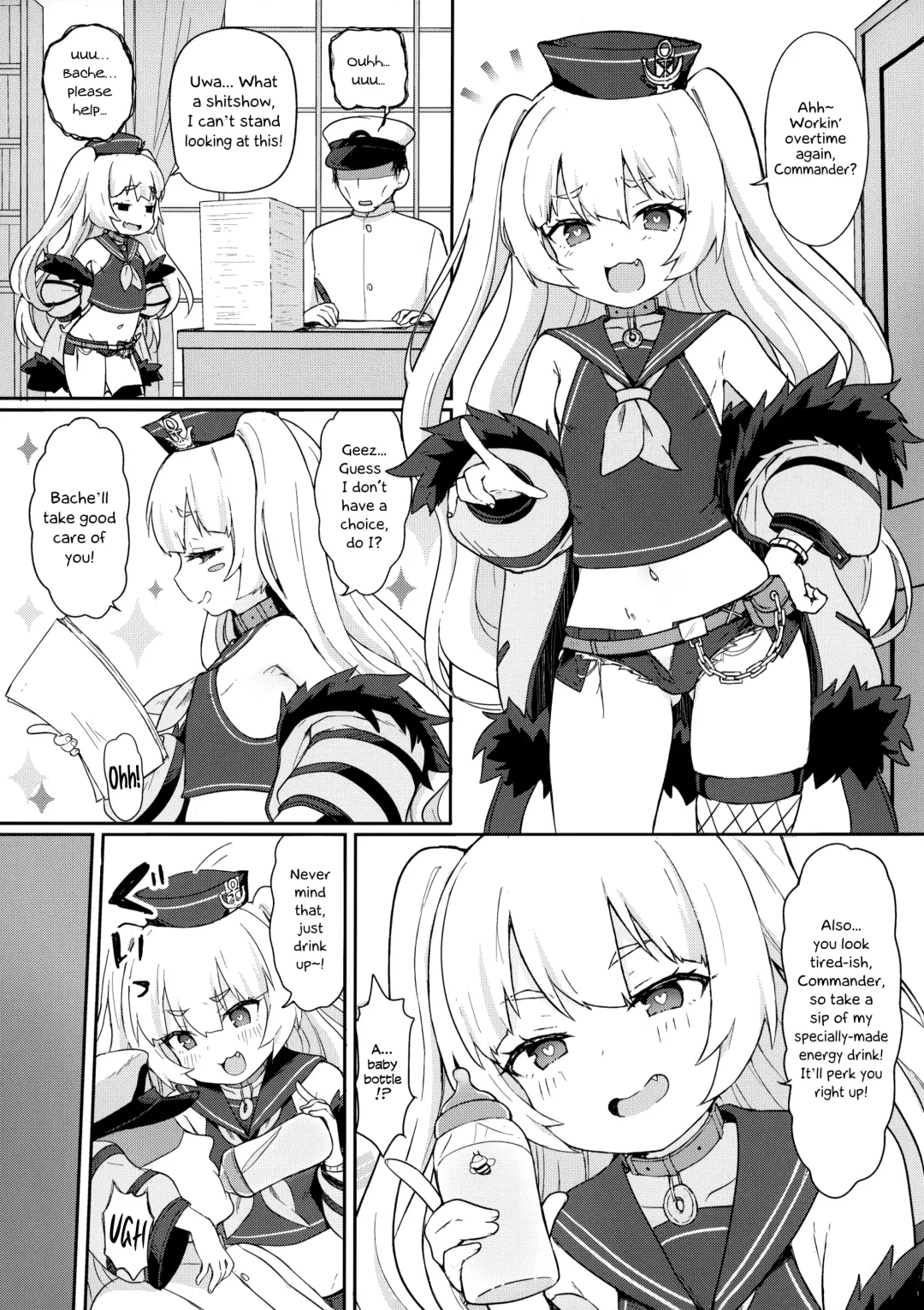 [Momosawa] Bache ni Bacchiri Omakase! | Leave Everything To Bache! Fhentai - Page 2