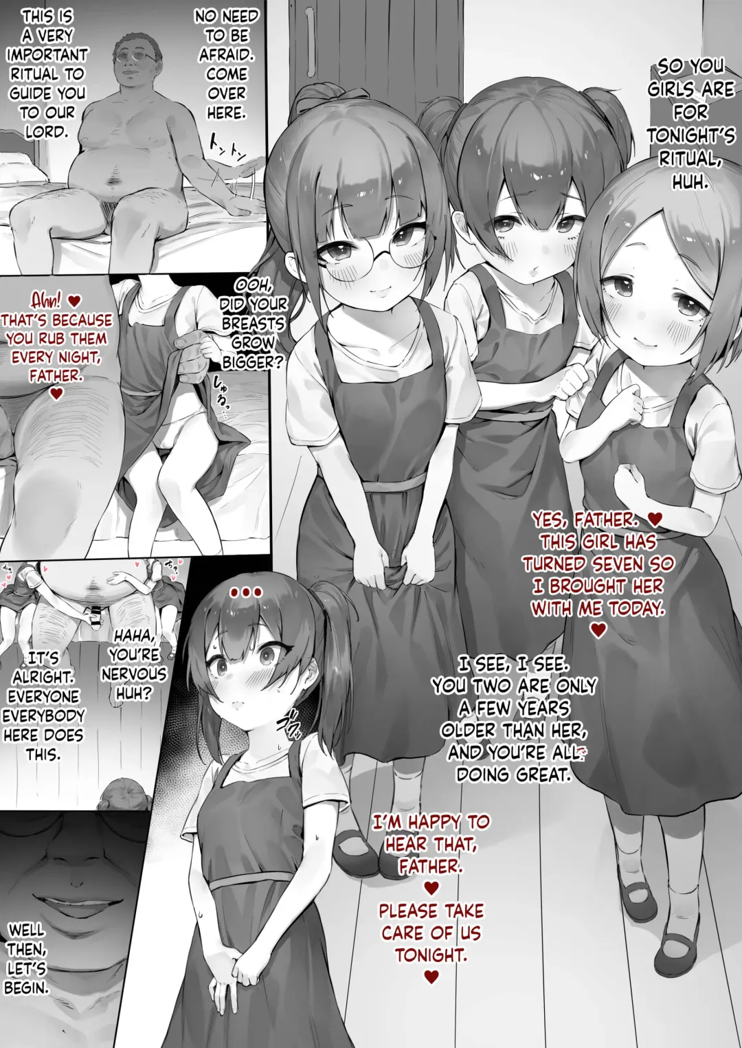 [Nigiri Usagi] Kojiin ni Okeru to aru Gishki no Hanashi | A Story of A Ritual in an Orphanage Fhentai.net - Page 1